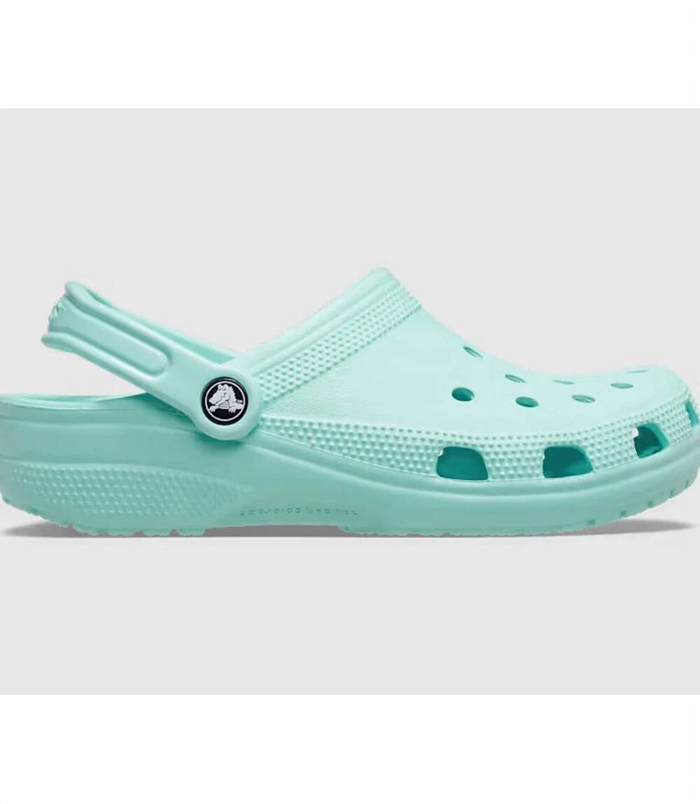 NEW CROCS unisex classic clogs in aquamarine